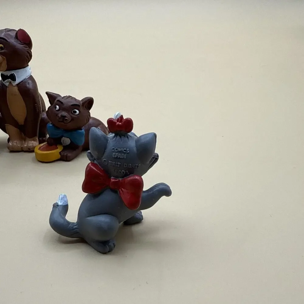 RARE ARISTOCATS Disney figurines Spain 1980s Lot Family Collectible